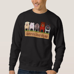 Sweatshirt Célébrer La Diversité Pour La Race De Cochons De L