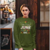 Sweatshirt Célébrer la liberté JUNETEENTH 1865 Histoire noire