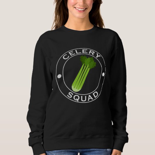 Sweatshirt Celery Squad Ironic Saying Team Leek Vegetables (Devant)