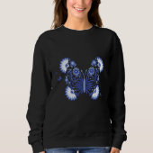 Sweatshirt Celestial Tropics Navy Butterfly (Devant)