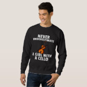 Sweatshirt Cello Music  For Cellist Or Cello Player (Devant entier)