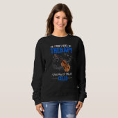 Sweatshirt Cello Therapy Cello Player Cellist (Devant entier)
