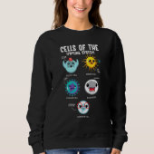 Sweatshirt Cellules Du Système Immunitaire Biologie Science C (Devant)