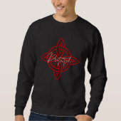Sweatshirt Celtic Knot Triquetra Wiccan Witch Knot (Devant)