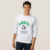 Sweatshirt cendre homme  BRAZIL  ESPORTE  (Devant entier)