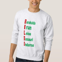 Sweatshirt cendre homme TOURISME PAYS BASQUE