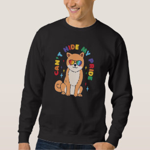Sweatshirt Cent Masquer Mon Chien De Fierté LGBTQ Conception