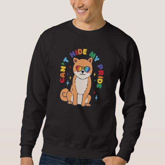 Sweatshirt Cent Masquer Mon Chien De Fierté LGBTQ Conception (Devant)