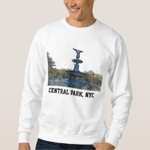Sweatshirt Central Park NYC Fontaine Bethesda Ange