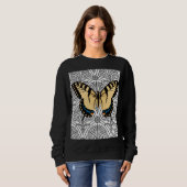 Sweatshirt Centre d'attention papillon (Devant entier)