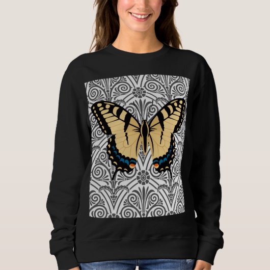 Sweatshirt Centre d'attention papillon (Devant)