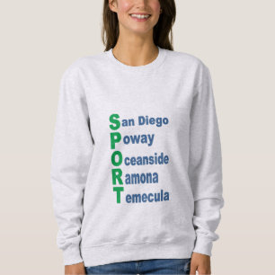 Sweatshirt centre femme SPORT TOURISME CA