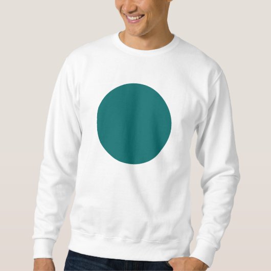 Sweatshirt Cercle simple - Vert mousse (Devant)