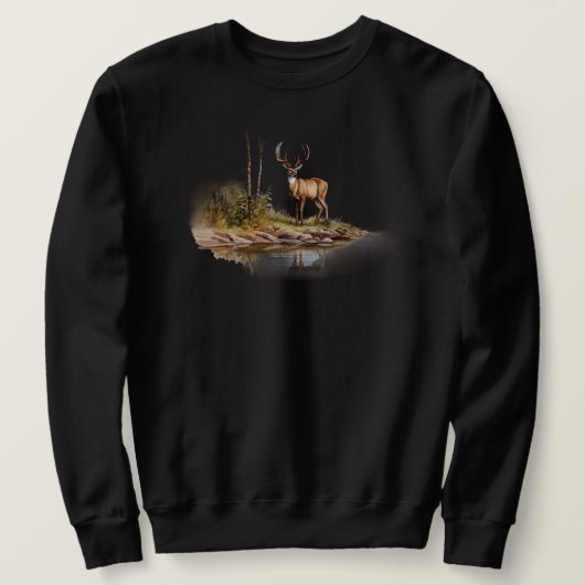 Sweatshirt cerf (Design devant)