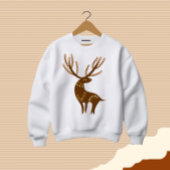 Sweatshirt Cerf Brown