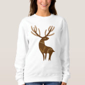 Sweatshirt Cerf Brown (Devant)