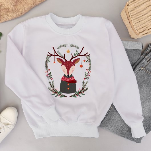 Sweatshirt Cerf de Fête