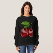 Sweatshirt Cerises (Devant entier)