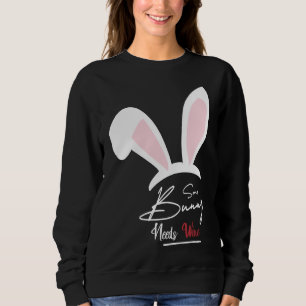 Sweatshirt Certains Lapins Ont Besoin De Vin Pour Maman 2022 
