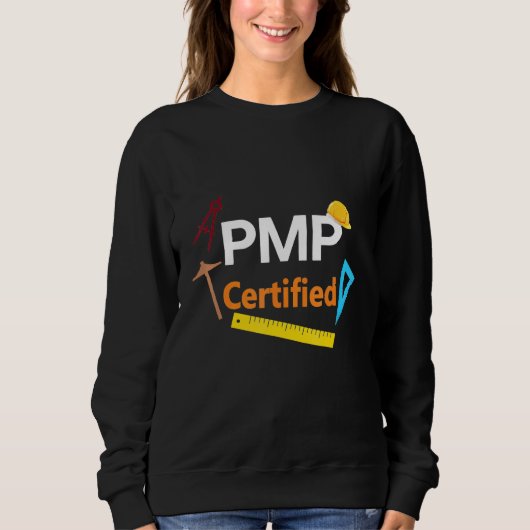 Sweatshirt Certification professionnelle de gestion de projet (Devant)