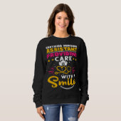 Sweatshirt Certified Nursing Assistant Providing Care with a  (Devant entier)