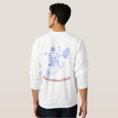 Sweatshirt C'est ainsi que je dévale l'Art (Dos entier)