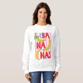 Sweatshirt C'est Bananas Été Branché (Devant entier)