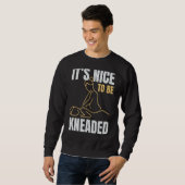 Sweatshirt C'est bien d'être gâté Profession de travail Massa (Devant entier)
