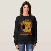 Sweatshirt C'est ce que je fais Amoureux de les chats Paddleb (Devant entier)