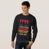 Sweatshirt C'Est Ce Qu'Un Enseignant Transitoire De La Matern (Devant entier)