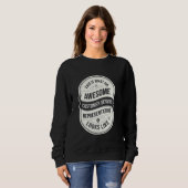 Sweatshirt C'Est Ce Qu'Un Service Clientèle Génial Représente (Devant entier)