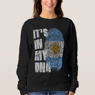 Sweatshirt C'est dans mon Adn Argentine Drapeau argentin Arge