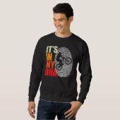 Sweatshirt C'est dans mon ADN de VTT (Devant entier)