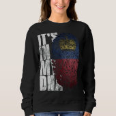 Sweatshirt C'est dans mon Adn Liechtenstein Graphic Liechtens (Devant)