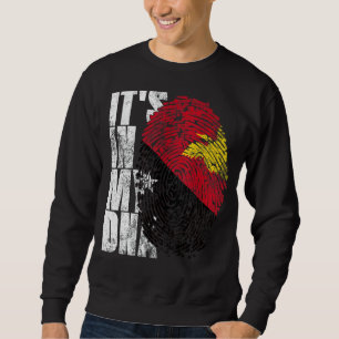 Sweatshirt C'est dans mon Adn Papouasie Nouvelle Guinée Impri