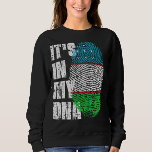 Sweatshirt C'Est Dans Mon Adna Ouzbékistan Drapeau Ouzbek