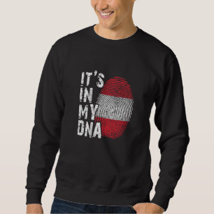 Sweatshirt C'Est Dans Mon Dna Autriche Drapeau Autrichien Alp