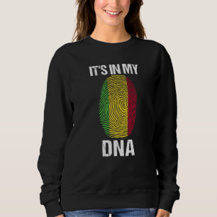 Sweatshirt C'Est Dans Mon Dna Mali Drapeau Malien Histoire No