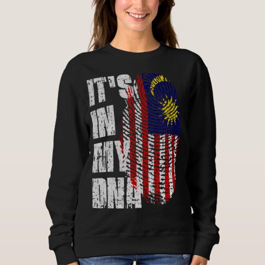 Sweatshirt C'Est Dans Mon Drapeau Da Malaisie Malaisien (Devant)