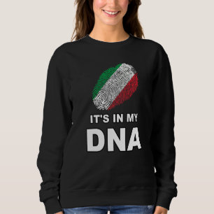 Sweatshirt C'est Dans Mon Empreinte Digitale Drapeau National