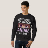 Sweatshirt C'Est Drôle De Voir Anime Lover (Devant entier)