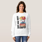 Sweatshirt C'est drôle, juste un chapitre de plus (Devant entier)
