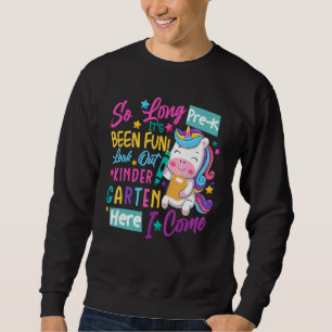 Sweatshirt C'est fini, maternelle, j'arrive, les enfants revi