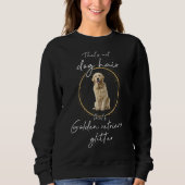Sweatshirt C'est Golden Retriever Parties scintillant Chien C (Devant)