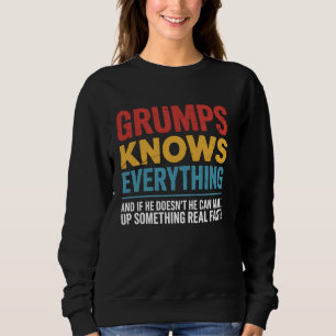Sweatshirt C'est Grincheux Qui Sait Tout Cadeau Drôle de Viei