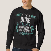 Sweatshirt C'est la double chose que vous ne comprendriez pas (Devant)