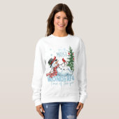Sweatshirt C'est la période la plus merveilleuse de Noël (Devant entier)