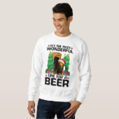Sweatshirt C'est la période la plus merveilleuse pour un Père (Devant entier)