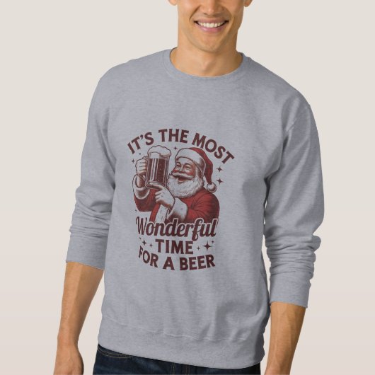 Sweatshirt C'est la période la plus merveilleuse pour un Père (Devant)