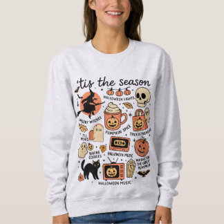 Sweatshirt 'C'est la saison | Carte graphique Halloween